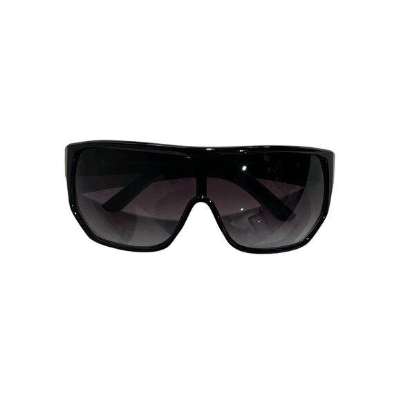 Giant Vintage Accessories - Giant Vintage Shredded Shield Sunglasses in Black